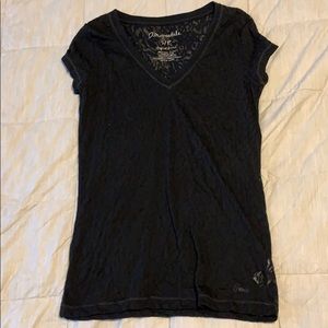 Aeropostale t-shirt with see-through leopard print